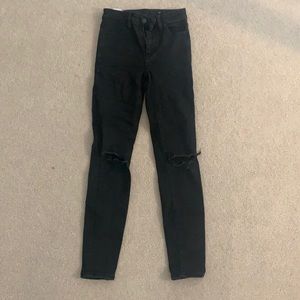 Black American Eagle Skinny Jeans